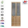 24 in. x 80 in. Full Frosted Glass Pine Interior Bi-Fold Door